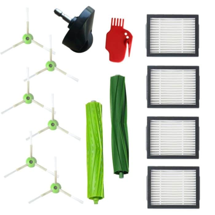 13-in-1-Kehrroboter-Zubehör, Hauptbürste + Seitenbürste + Filter für iRobot Roomba E5/E6/i7/i7+ – Bild 1