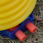 3 PCS 10cm 700cc Kleine aufblasbare und abpumpbare Inflator-Fuß-aufblasbare Pumpe für Schwimmring / Wasserbett / Schwimmbett – Bild 3