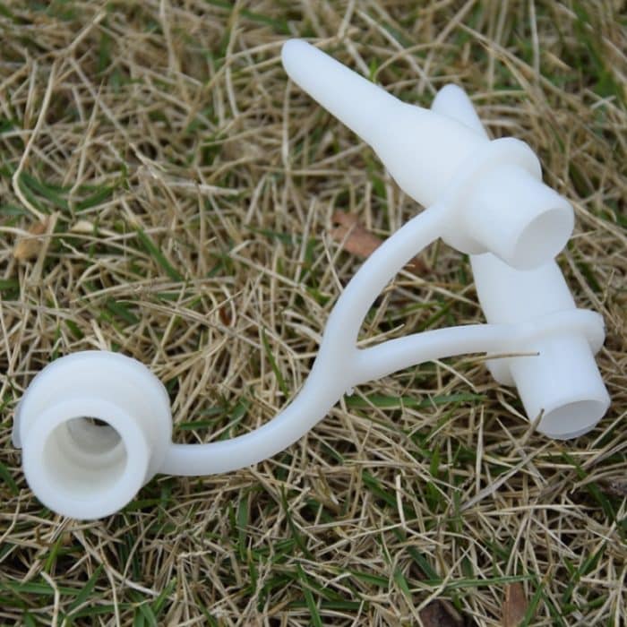 3 PCS 10cm 700cc Kleine aufblasbare und abpumpbare Inflator-Fuß-aufblasbare Pumpe für Schwimmring / Wasserbett / Schwimmbett – Bild 4