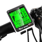 WEST BIKING Mountainbike Drahtloses Code-Messgerät Multifunktionaler wasserdichter Tachometer mit großem Bildschirm