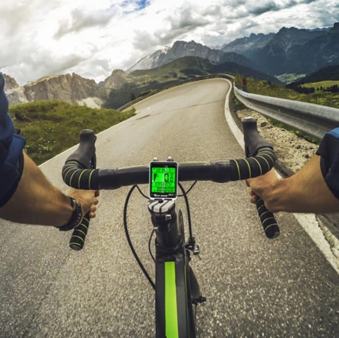 WEST BIKING Mountainbike Drahtloses Code-Messgerät Multifunktionaler wasserdichter Tachometer mit großem Bildschirm – Bild 12