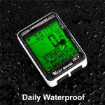 WEST BIKING Mountainbike Drahtloses Code-Messgerät Multifunktionaler wasserdichter Tachometer mit großem Bildschirm – Bild 3