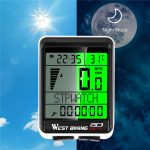 WEST BIKING Mountainbike Drahtloses Code-Messgerät Multifunktionaler wasserdichter Tachometer mit großem Bildschirm – Bild 4