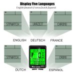 WEST BIKING Mountainbike Drahtloses Code-Messgerät Multifunktionaler wasserdichter Tachometer mit großem Bildschirm – Bild 5