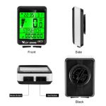 WEST BIKING Mountainbike Drahtloses Code-Messgerät Multifunktionaler wasserdichter Tachometer mit großem Bildschirm – Bild 7