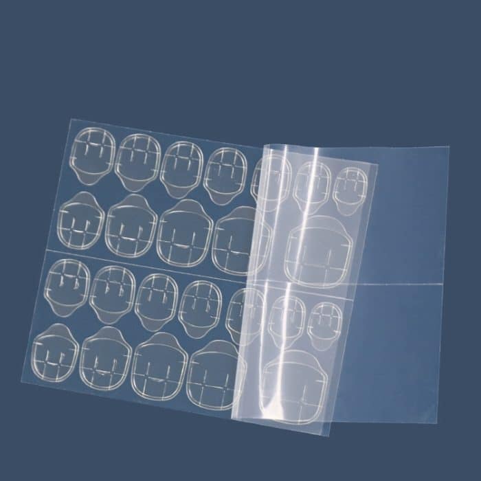 100 Blatt Jelly Glue Nail Doppelseitige Klebefolie Gelber Kleber Nagelaufkleber, 12 Stickers/sheet Regular 0.5mm Thick, 12 Stickers/sheet Ultra-thin 0.3mm Thick, 12 Stickers/sheet  Medium 0.4mm Thick, 24 Stickers/sheet Regular 0.5mm Thick... – Bild 2