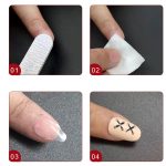 100 Blatt Jelly Glue Nail Doppelseitige Klebefolie Gelber Kleber Nagelaufkleber, 12 Stickers/sheet Regular 0.5mm Thick, 12 Stickers/sheet Ultra-thin 0.3mm Thick, 12 Stickers/sheet  Medium 0.4mm Thick, 24 Stickers/sheet Regular 0.5mm Thick... – Bild 4