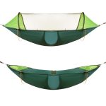 Anti-Rollover Automatische schnell öffnende Moskitonetz-Hängematte Outdoor Camping Doppel-Anti-Moskito-Hängematte, Größe: 290 x 140 cm, 290x140cm Green, 290x140cm Blue, 290x140cm Yellow