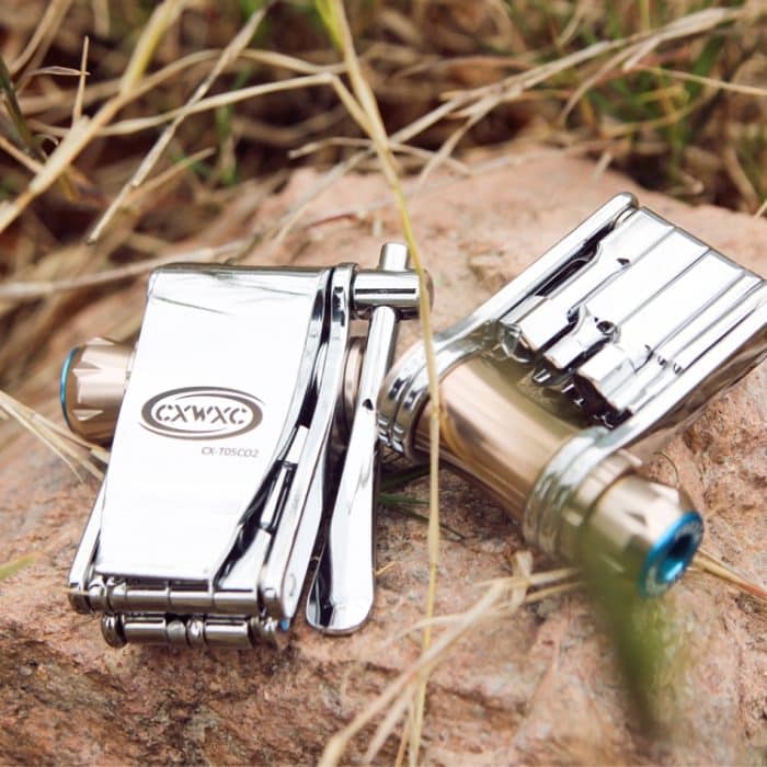 CXWXC 16-in-1-Fahrradreparatur-Kombinationswerkzeug Multifunktionales Mountainbike-Reparaturwerkzeug – Bild 9