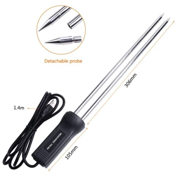 MD7822 Smart Grain Moisture Tester Digitales Feuchtigkeitsmessgerät mit ultralanger Sonde – Bild 5