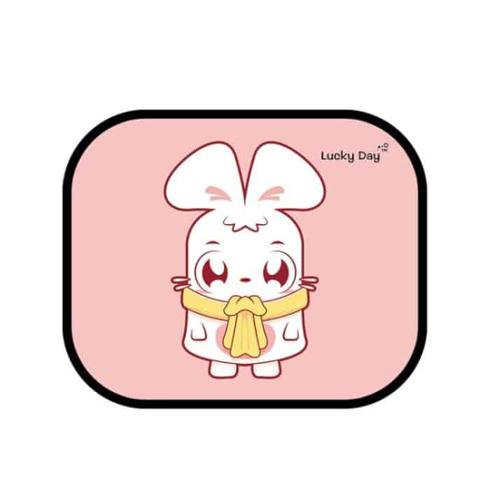 N978 2 Sets Sommer Cartoon Auto Elektrostatische Adsorption Seitenfenster Schatten Aufkleber – Bild 8