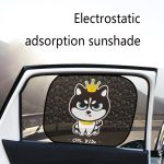 N978 2 Sets Sommer Cartoon Auto Elektrostatische Adsorption Seitenfenster Schatten Aufkleber – Bild 5