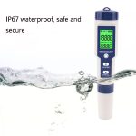 EZ-9909 PH / Salzgehalt / Temperatur / TDS / EC 5-in-1-Teststift Multifunktionaler Wasserqualitätsdetektor – Bild 5