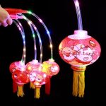 8 PCS tragbare Laterne Glowing Toy Spring Festival Kinder blinkende Laterne, zufällige Lieferung