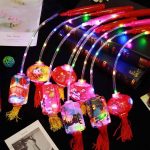 8 PCS tragbare Laterne Glowing Toy Spring Festival Kinder blinkende Laterne, zufällige Lieferung – Bild 5