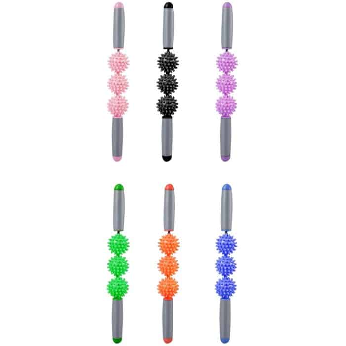 3-in-1-Eva-Schaumstoffrolle, Hohlmuskel-Entspannungsrolle, Yoga-Säulen-Set, Länge:, 45cm (Black Crescent), 45cm (Blue Wolf Tooth), 33cm (Orange Crescent), 45cm (Orange Crescent), 33cm (Orange Wolf Tooth), 45cm (Orange Wolf Tooth), 45cm (Green Wolf Tooth) – Bild 3