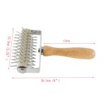 Edelstahl-Walzbolzen-Pizza-Puncher-Snacks Backutensilien – Bild 3