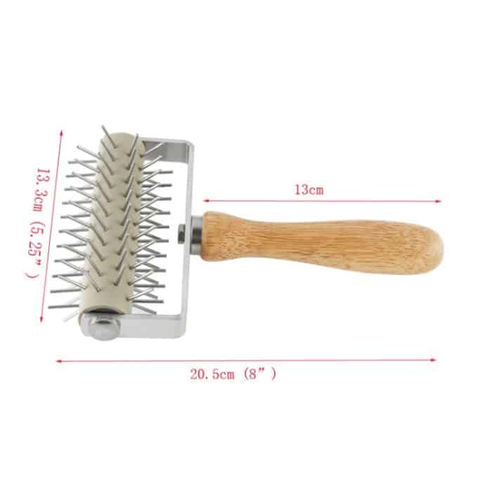 Edelstahl-Walzbolzen-Pizza-Puncher-Snacks Backutensilien – Bild 3