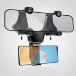 Auto Rückansicht Handyhalterung Auto Post Mirror Universal Navigationshalterung Driving Recorder Car Clip – Bild 3