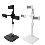 Teleskopverstellung Live Frame Desktop Tablet Handyhalterung, Spezifikation:, K06 Three-seat  (Black), K06 Three-seat (White), K07 Three-seat With Fill Light  (Black), K07 Three-seat With Fill Light (White), K05 Flat Plate (Black Gray)... – Bild 4