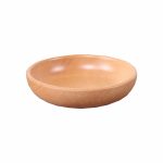 Runder Obstteller, Salatschüssel, dickes Holz, getrockneter Obstteller, Obst-Sushi-Teller, 15cm, 20cm, 25cm, 30cm
