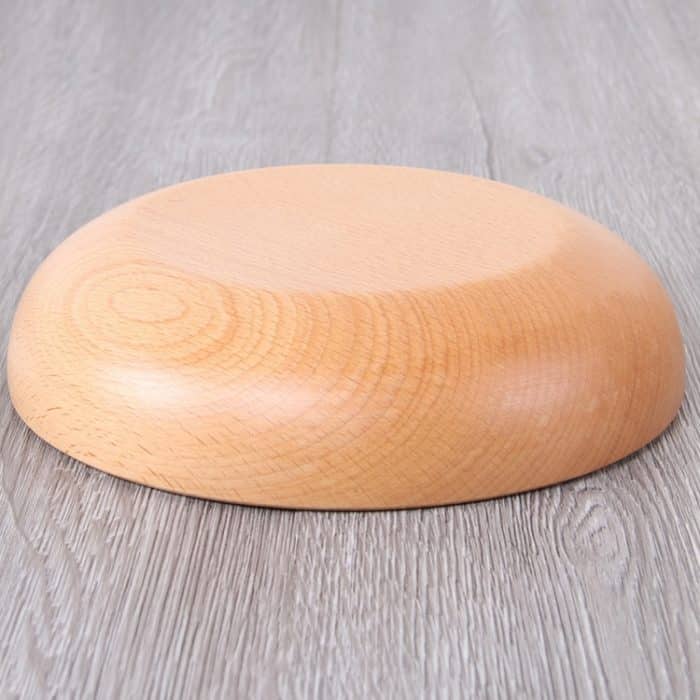 Runder Obstteller, Salatschüssel, dickes Holz, getrockneter Obstteller, Obst-Sushi-Teller, 15cm, 20cm, 25cm, 30cm – Bild 5