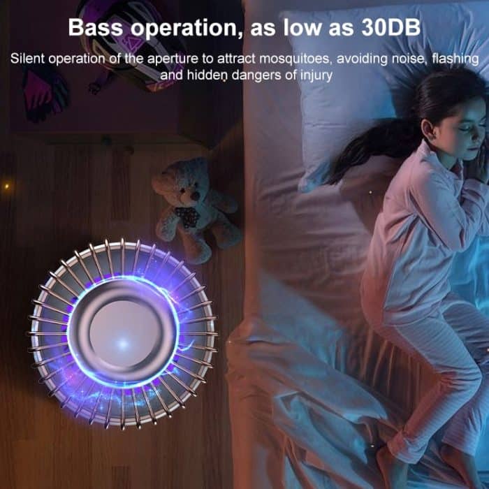 USB-Photokatalysator-Mückenvernichter, elektrischer Schlag, Zwei-in-Eins-Mückenvernichter, White Gold  (Electric Shock + Suction), Black Gold (Electric Shock + Suction), White (Electric Shock), Black  (Electric Shock) – Bild 4