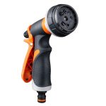 Kunststoff-Haushalts-Blumengarten-Bewässerungssprinkler,, Orange, With Quick Connector+Threaded Connector, With Quick Connector+Universal Connector, With Rubber Quick Connector+Threaded Connector, With Rubber Quick Connector+Universal Connector...