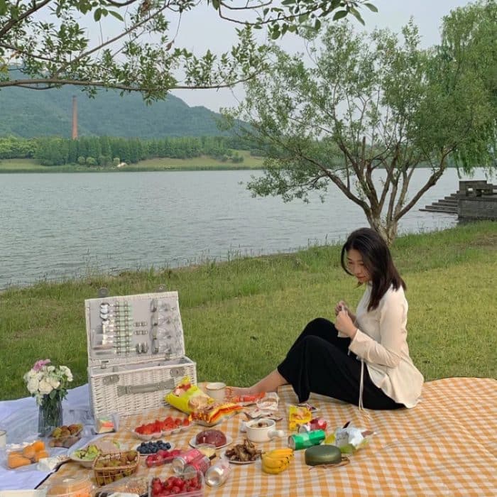 FP1409 6 mm verdickte, feuchtigkeitsbeständige Strandmatte, Outdoor-Camping-Zeltmatte mit Aufbewahrungstasche, 150x200cm – Bild 6