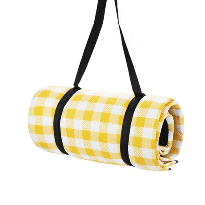 FP1409 6 mm verdickte, feuchtigkeitsbeständige Strandmatte, Outdoor-Camping-Zeltmatte mit Aufbewahrungstasche, 200x200cm – Bild 1