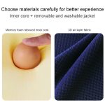 Lendenkissen, Büro-Schwangerschaftssitzkissen, Auto-Lendenkissen, Memory-Schaum, Lendenkissen, Stil:, Standard (Blue), Standard (Gray), Standard (Black), Standard (Pink), 3D (Blue), 3D (Gray), 3D Upgrade Core (Blue), 3D Upgrade Core (Gray) – Bild 5