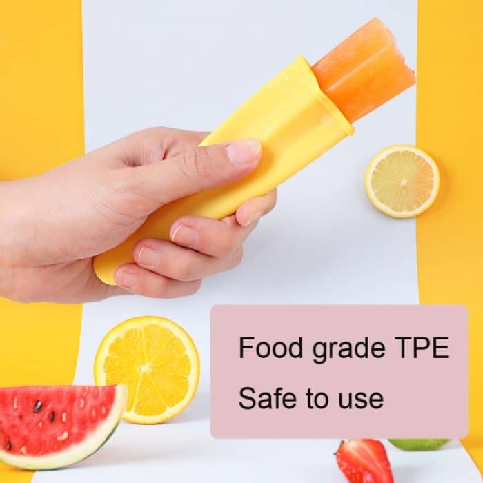 2 Sätze 4 in 1 Kinder Stern Popsicle Form Set Lebensmittelgrad Silikon Eisform Zufällige Farbe Lieferung – Bild 4