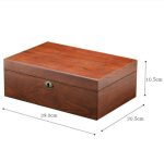 Holz-Uhrenbox, Schmuck- und Uhrenkollektion, Aufbewahrungsbox, 2 Big Pillows + 5 Small Pillows, 10 Epitope Wooden – Bild 2