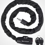 WEST BIKING 0705042 Diebstahlsicheres Schlüsselschloss für Fahrräder, Mountainbike, Motorrad, Kettenschloss, 0.6M, 0.9M, 1.2M – Bild 2