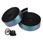 WEST BIKING Fahrrad Volorful Lenkergurte Stoßdämpfung PU rutschfeste Lenkerwickel-Reitausrüstung, 215x3cm Colorful, 215x3cm Aurora, 215x3cm Reflective