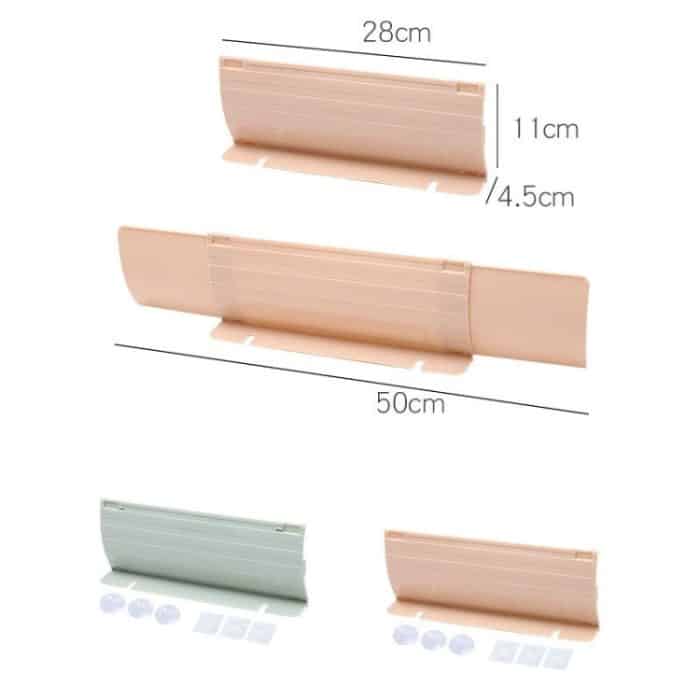 2 Stück Wasserleitblech für Küchenspüle und erhöhtes, spritzwassergeschütztes Silikonleitblech, Pink, Blue – Bild 2