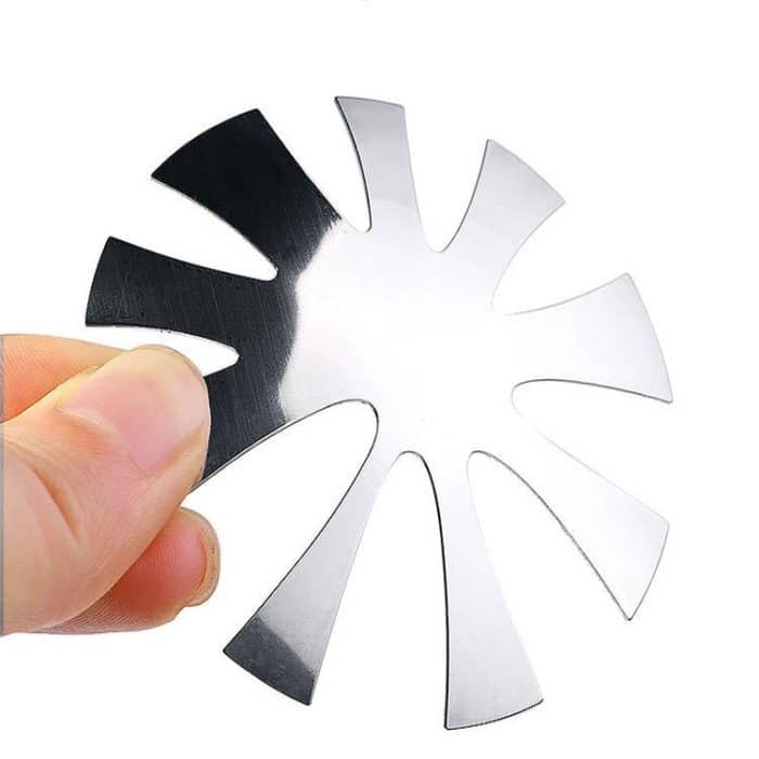 6 Stück Nagelkunst-Werkzeug, Kristall-Nagelherstellung, Kunststoff-Stahlplattenmodell, Silver, Fantasy, Gold – Bild 4