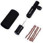 WEST BIKING YP0711083 Multifunktionales Fahrradreifen-Reparaturwerkzeug, tragbarer Inflator, Notfall-Reitausrüstung, Black Without Gas Cylinder – Bild 2