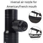 WEST BIKING YP0711083 Multifunktionales Fahrradreifen-Reparaturwerkzeug, tragbarer Inflator, Notfall-Reitausrüstung, Black Without Gas Cylinder – Bild 4