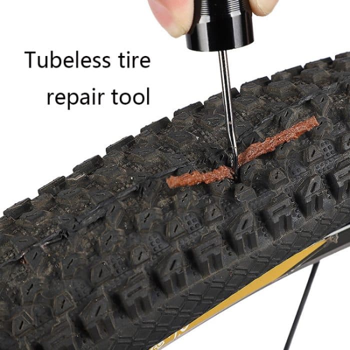 WEST BIKING YP0711083 Multifunktionales Fahrradreifen-Reparaturwerkzeug, tragbarer Inflator, Notfall-Reitausrüstung, Black Without Gas Cylinder – Bild 6