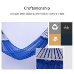 Biegende Eisseide-Mesh-Hängematte, Outdoor-Hängebett, Camping, Anti-Seitenwand-Hängemattenschaukel, Größe: 190 x 130 cm, (Green), 190x130cm(Red), (Pink), (Purple) – Bild 3