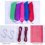 Biegende Eisseide-Mesh-Hängematte, Outdoor-Hängebett, Camping, Anti-Seitenwand-Hängemattenschaukel, Größe: 190 x 130 cm, (Green), 190x130cm(Red), (Pink), (Purple) – Bild 5