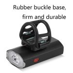 WEST BIKING YP0701281 Fahrradbeleuchtung, Helmbeleuchtung, Warnleuchten vorne und hinten, USB-Nachtfahr-Mountainbike-Ausrüstung mit Seitenlichtern, YP0701281 – Bild 2