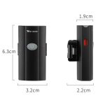 WEST BIKING YP0701281 Fahrradbeleuchtung, Helmbeleuchtung, Warnleuchten vorne und hinten, USB-Nachtfahr-Mountainbike-Ausrüstung mit Seitenlichtern, YP0701281 – Bild 3