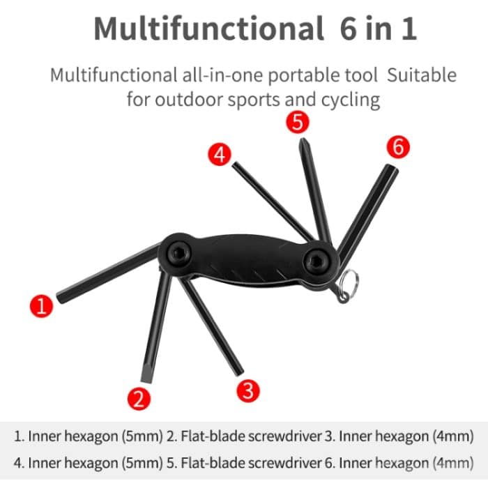 Fahrrad-Reparatur-Kit Reparatur-Set-Fahrrad-Gebirgsstraßen-Reifen-Werkzeug-Pump-Reitausrüstung – Bild 10