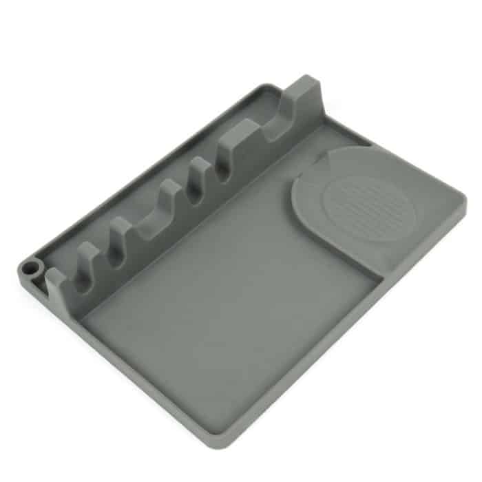 2-in-1-Löffelhalter aus Silikon für die Küche, Large (Gray), Medium (Gray), Large (Black), Medium (Black), Large (Red), Medium (Red), Large (Blue), Medium (Blue), Large (Orange), Medium (Orange), Large (Green), Medium (Green) – Bild 1