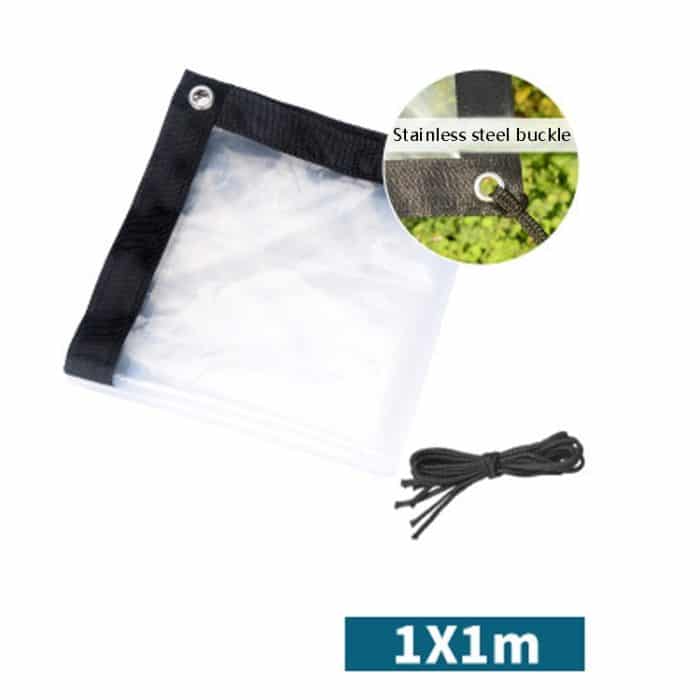 Balkonfenster, transparent, regendicht, Stoff, Pflanzen, Isolierung, Anti-Vogel, dicke Windschutzscheibe, 1x1m Film Shed, 2x1m Film Shed, 2x2m Film Shed, 2x3m Film Shed, 2x4m Film Shed, 2x5m Film Shed, 0.9x1m Soft Glass, 1x1.8m Soft Glass... – Bild 7