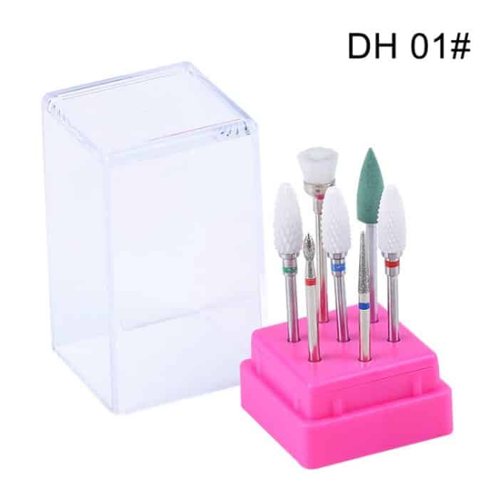 Keramik-Wolfram-Stahllegierung-Nagelstreifen-Werkzeug-Set, Schleifmaschine, Schleifbürste, Polierwerkzeug, DH01, DH02, DH03, DH04, DH05, DH06, DH07, DH08 – Bild 6