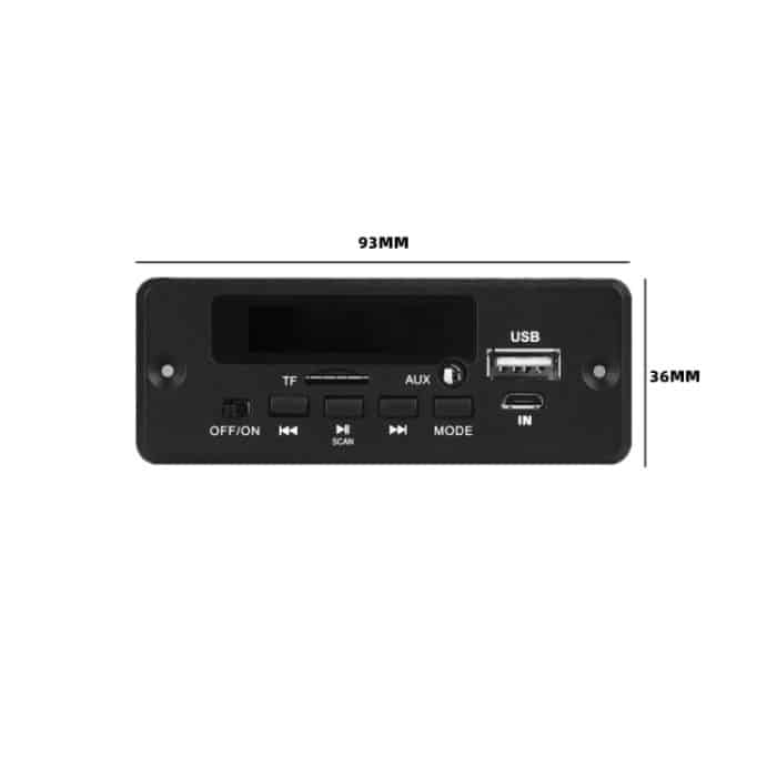 5/12V Ordner Spielen Mit Power Verstärker MP3 Decodierung Bord Mit Aufnahme Anruf Verlust Motherboard Mit Bluetooth, MP3 Decoding Board – Bild 4