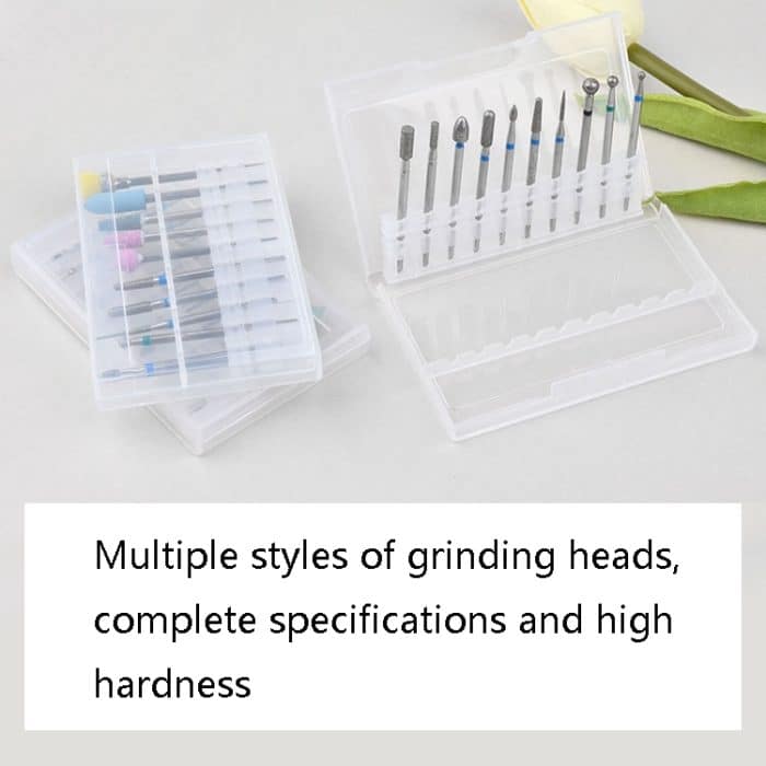 Wolframstahllegierung Nail Art Polierter Kopf Set Schleifmaschine Abflussbürste Dead Polierwerkzeug, ZH01, ZH02, ZH03, ZH04, ZH05, ZH06, ZH07 – Bild 3